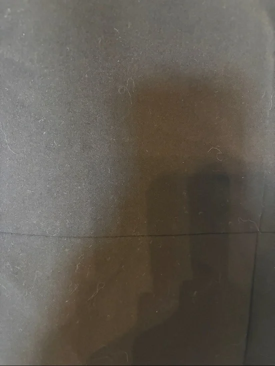 Classic Black Mini Dress with Lace Collar - Picture 3 of 5